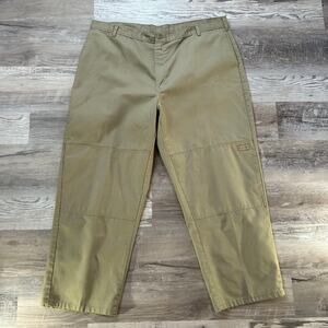 Dickies Work Pants Khaki Straight Leg Utility Chino 44x30 Y2K Skater
